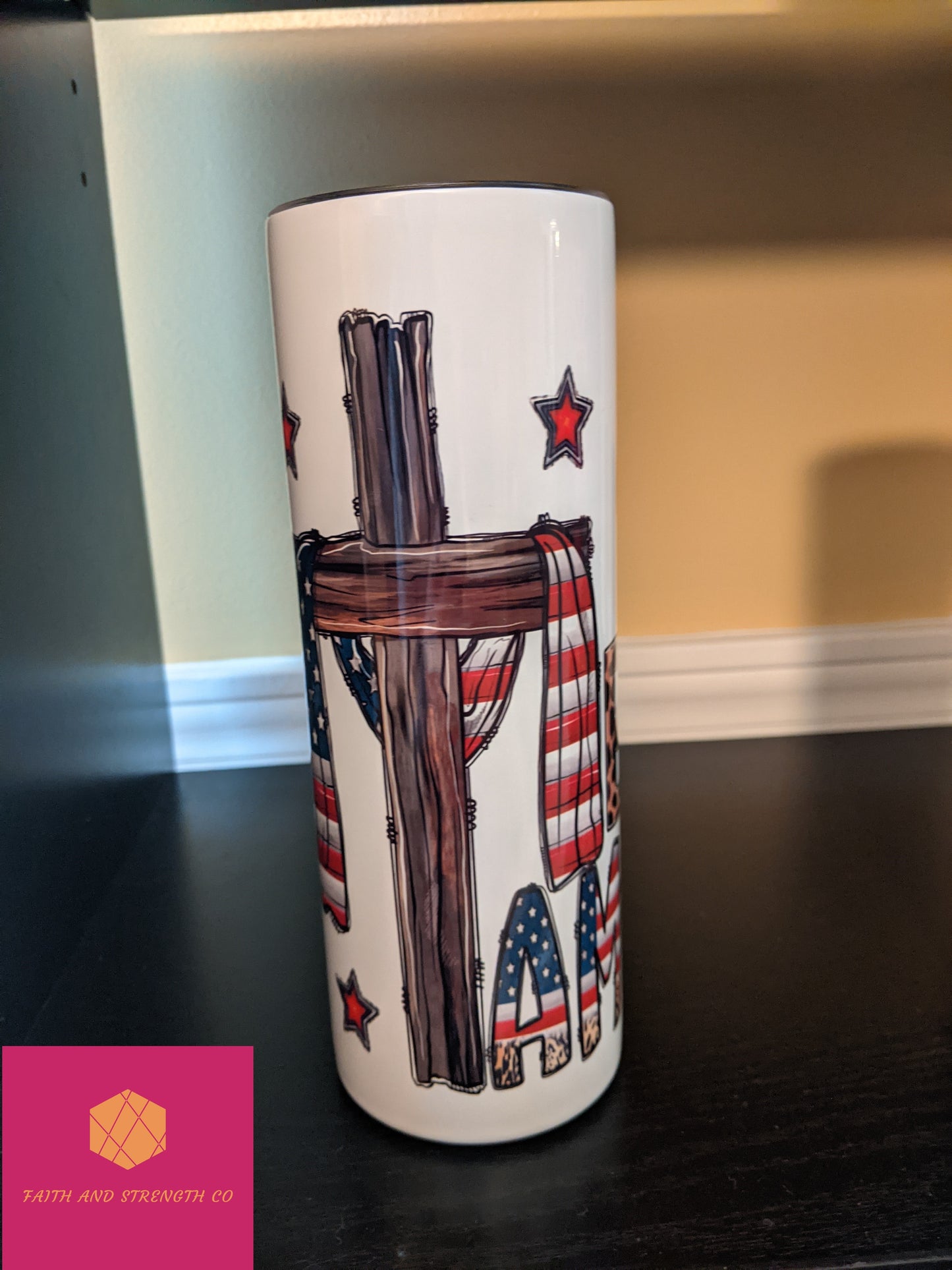 God Bless America Cross