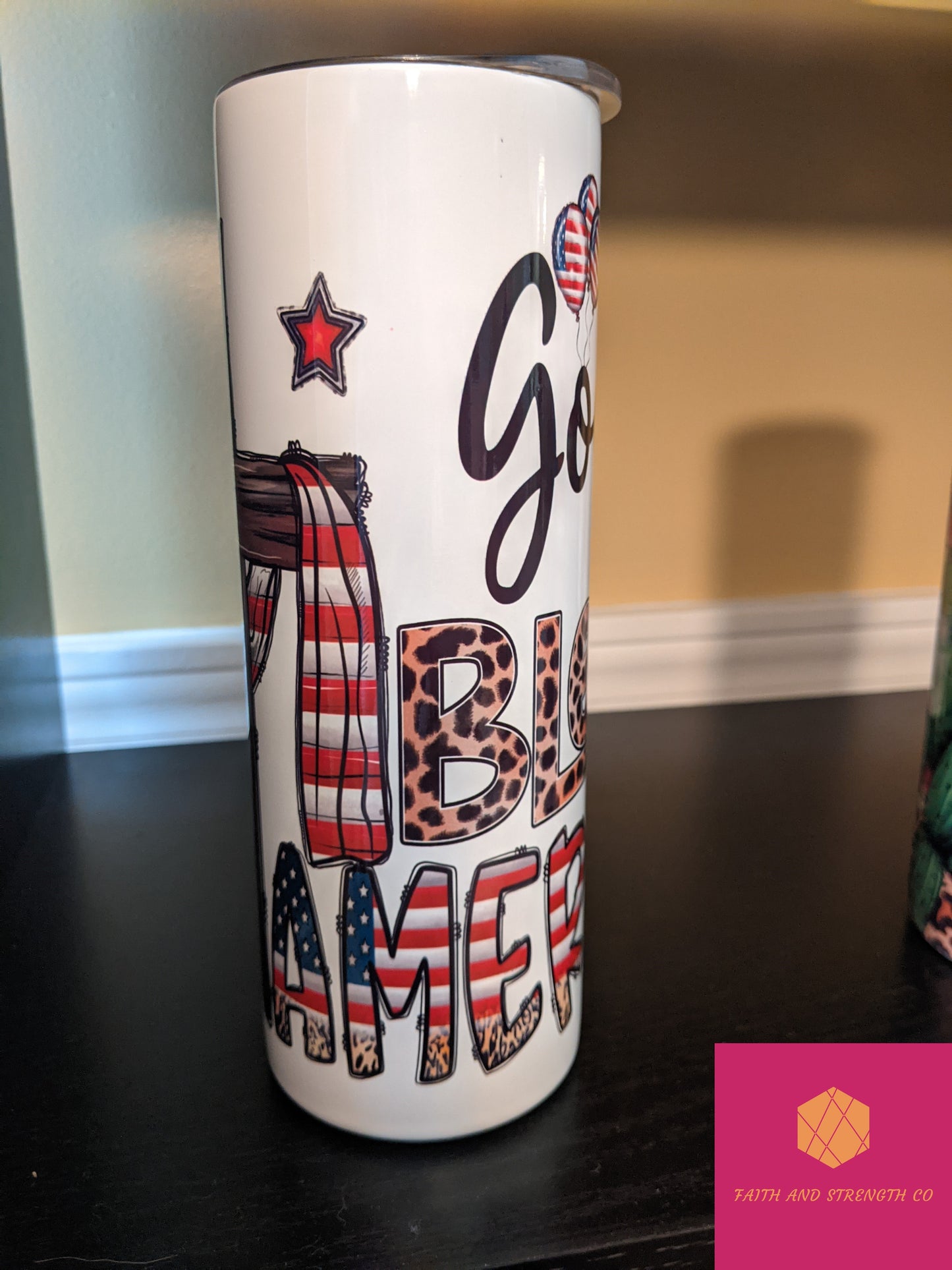 God Bless America Cross