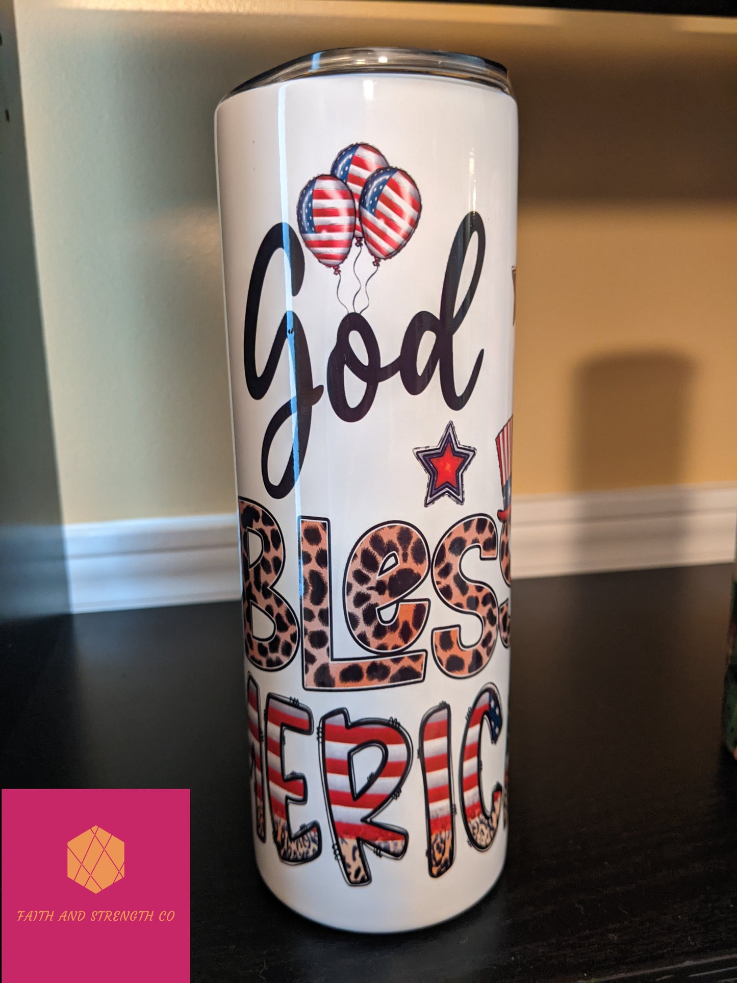 God Bless America Cross